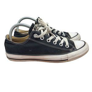 Converse All Star Chuck Taylor Sneakers Womens Size 8.5 Black Low Top Shoes